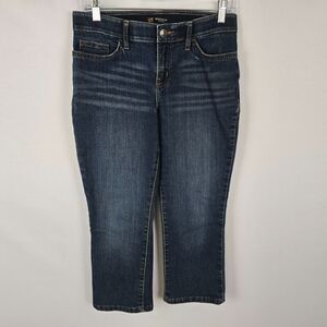 Lee Jeans Women's 4 Petite Regular Fit Mid Rise Medium Wash Blue